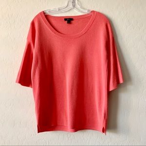 J. Crew Tops - J. CREW coral knit J. Crew Tops - J. CREW coral knit
